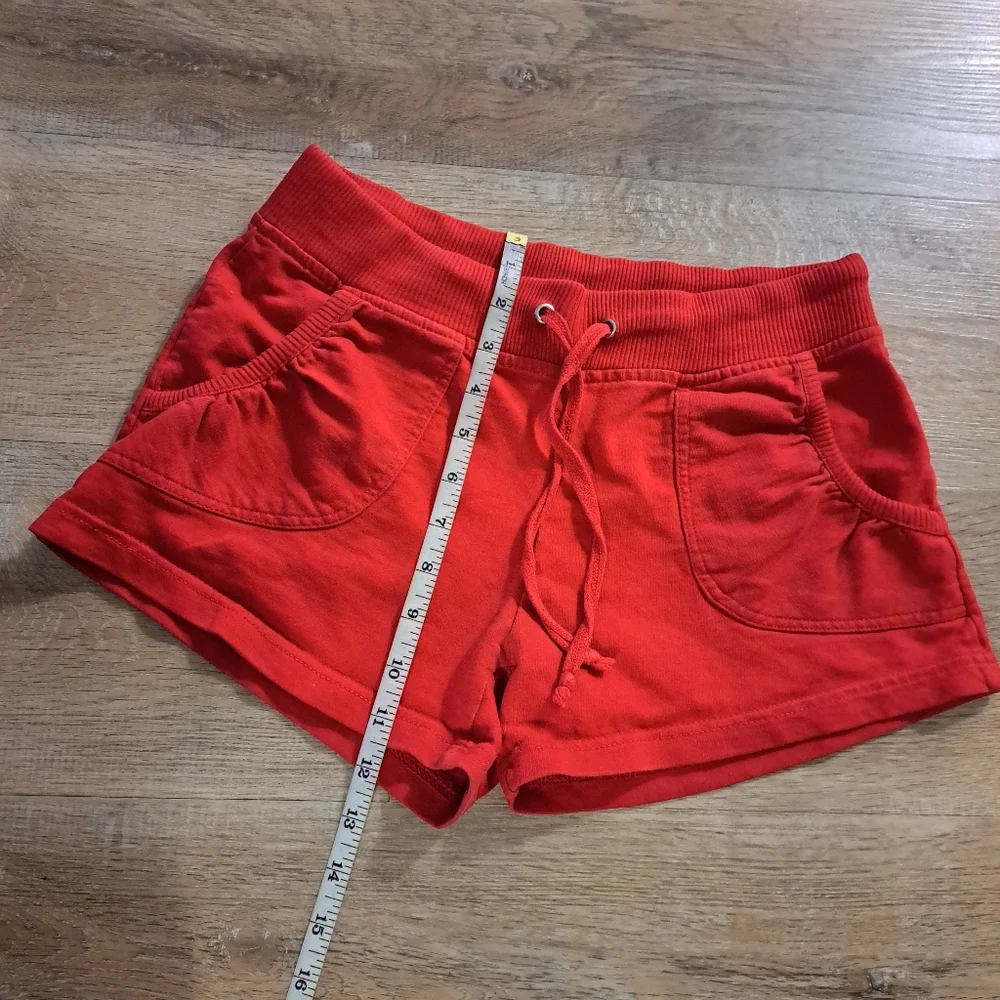 Feathers Women's Red Casual Shorts